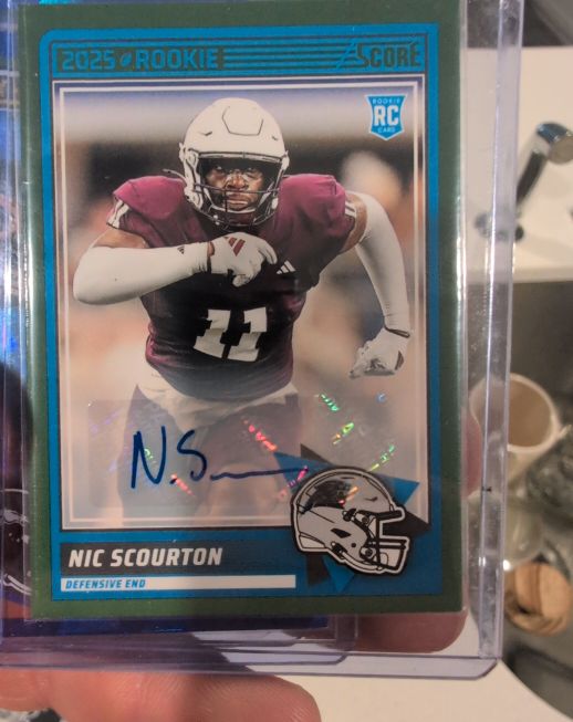 2025 Panini Score #27 Nic Scourton — front