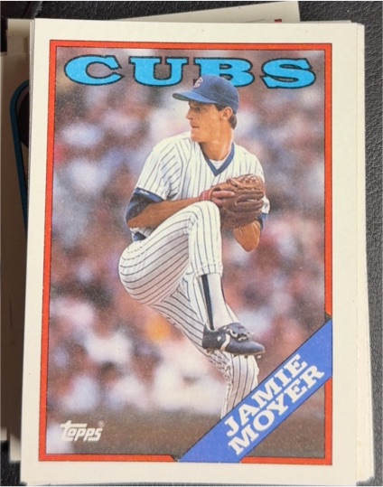 1988 Topps #36 Jamie Moyer — front