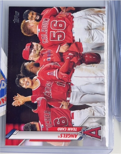 2020 Topps #19 Los Angeles Angels Team Card Shohei Ohtani — front