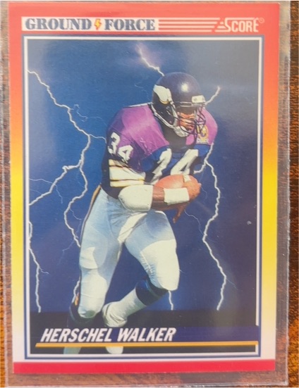 1990 Score #561 Herschel Walker — front