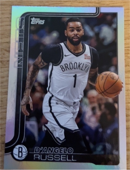 2025-26 Topps #8 D'Angelo Russell Brooklyn Nets — front