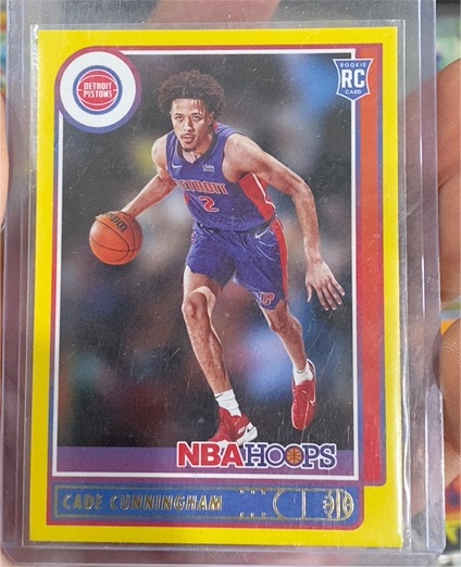 2021-22 Panini NBA Hoops #201 Cade Cunningham — front