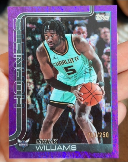 2025-26 Topps Basketball #70 Mark Williams — front