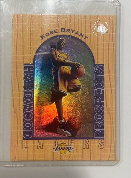 1996-97 Upper Deck UD3 #19 Kobe Bryant Hardwood Prospects Rookie Card — front