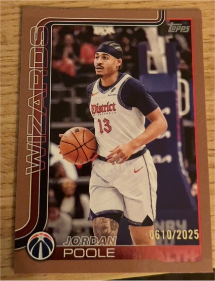 2025-26 Topps #94 Jordan Poole Washington Wizards — front