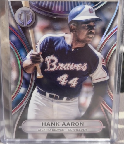 2025 Topps Tribute #18 Hank Aaron — front