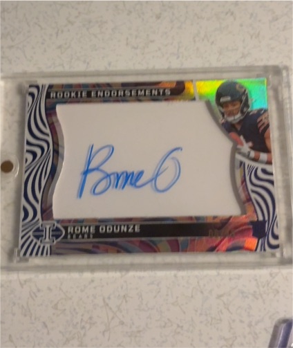 2024 Panini Illusions Rookie Endorsements #RE-ROE Rome Odunze — front