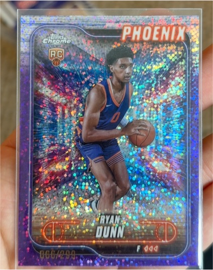 2024-25 Topps Chrome #182 Ryan Dunn — front
