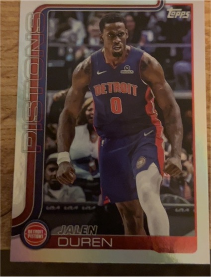 2025-26 Topps #41 Jalen Duren — front