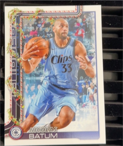 2025-26 Topps Holiday #H116 Nicolas Batum — front