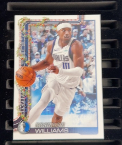 2025-26 Topps Holiday #H138 Brandon Williams — front
