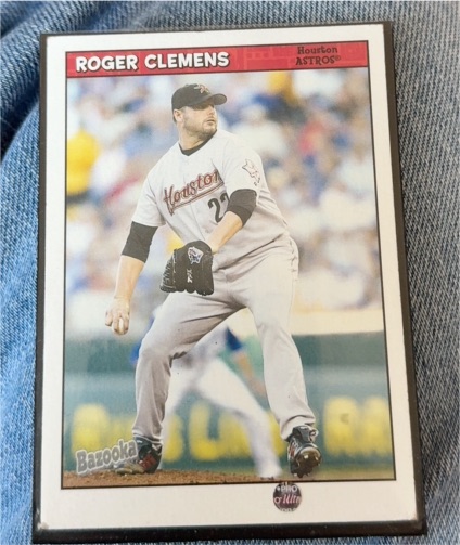 2006 Bazooka #135 Roger Clemens Houston Astros — front