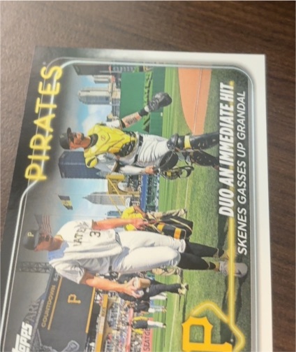2024 Topps Update #US160 Paul Skenes / Yasmani Grandal — front