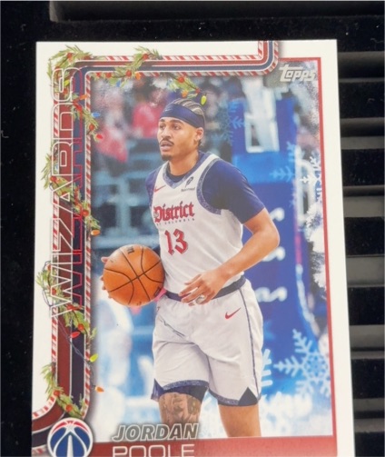 2025-26 Topps Holiday #H73 Jordan Poole — front