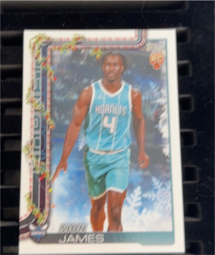 2025-26 Topps Holiday #H193 Sion James — front