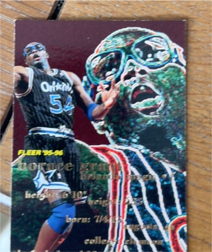 1995-96 Fleer #128 Horace Grant Orlando Magic — front