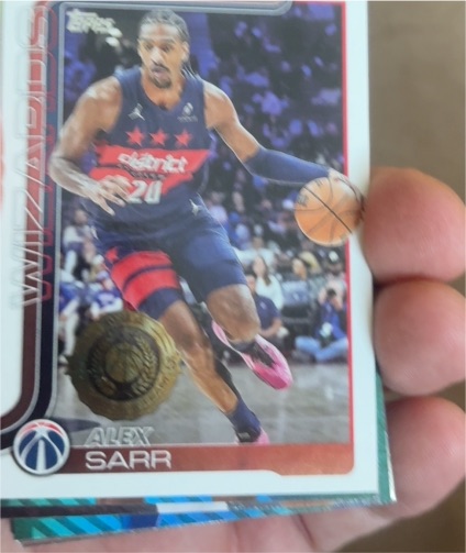 2025-26 Topps #96 Alex Sarr — front