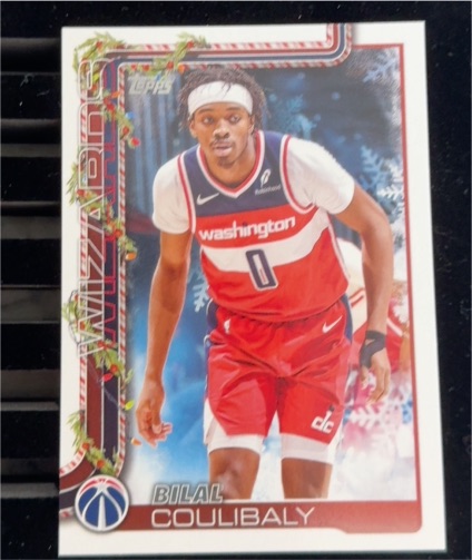 2025-26 Topps Holiday #H74 Bilal Coulibaly Washington Wizards — front