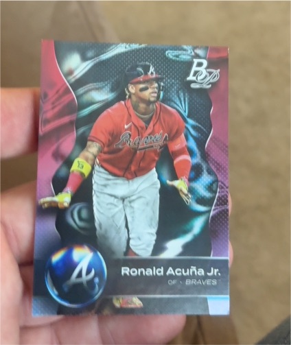 2023 Bowman Platinum #47 Ronald Acuña Jr. — front