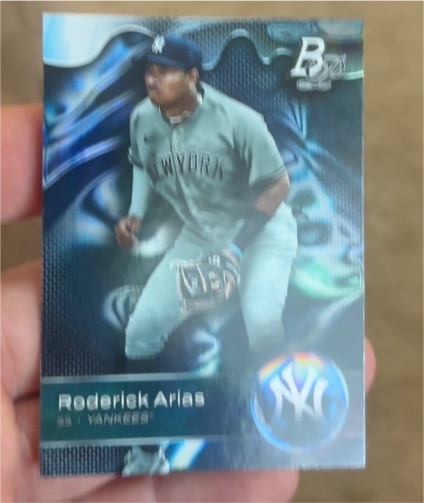 2023 Bowman Platinum Top Prospects #TOP-43 Roderick Arias — front