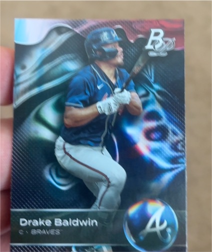 2023 Bowman Platinum Top Prospects #TOP-26 Drake Baldwin — front