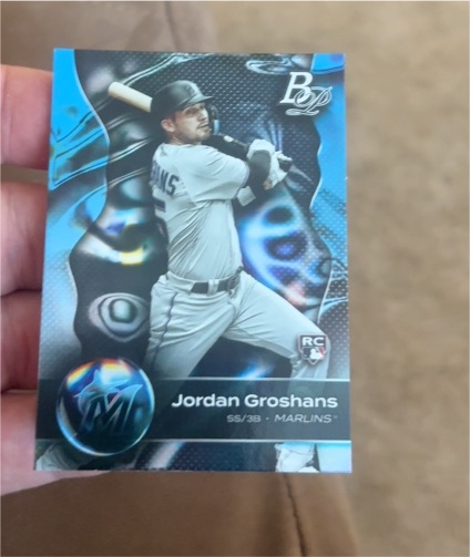 2023 Bowman Platinum #13 Jordan Groshans Rookie Miami Marlins — front