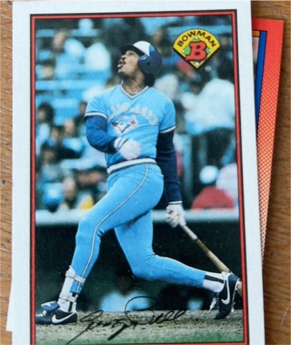 1989 Bowman #256 George Bell — front