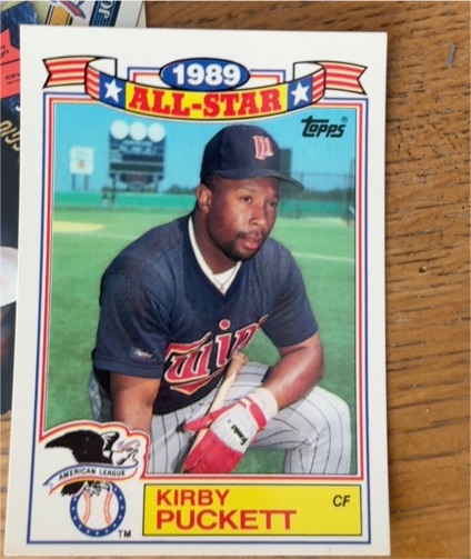 1989 Topps All-Star #18 Kirby Puckett — front