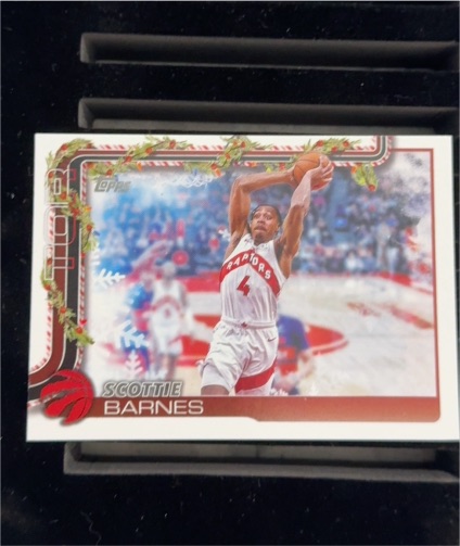 2025-26 Topps Holiday #H25 Scottie Barnes — front