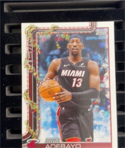 2025-26 Topps Holiday #H60 Bam Adebayo — front