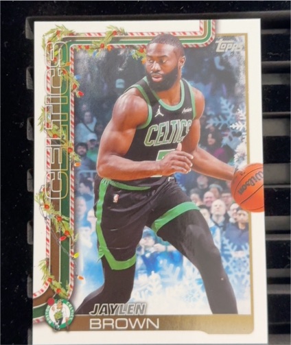 2025-26 Topps Holiday #H2 Jaylen Brown — front