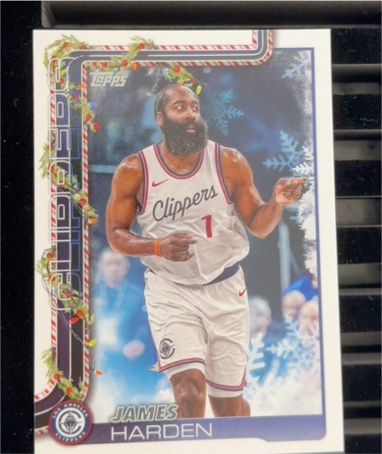 2025-26 Topps Holiday #H113 James Harden — front