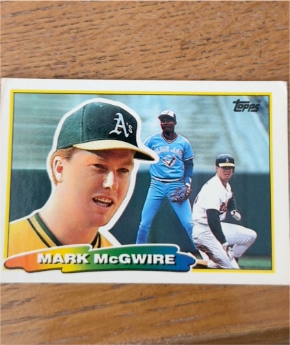 1988 Topps Big #179 Mark McGwire — front