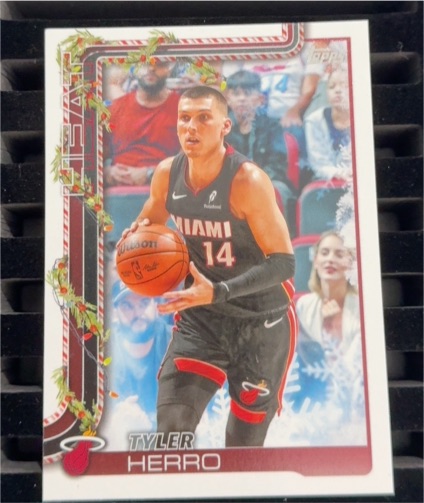 2025-26 Topps Holiday #H58 Tyler Herro — front