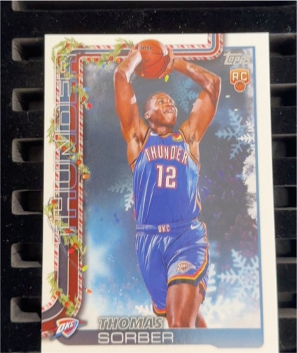 2025-26 Topps Holiday #H175 Thomas Sorber — front