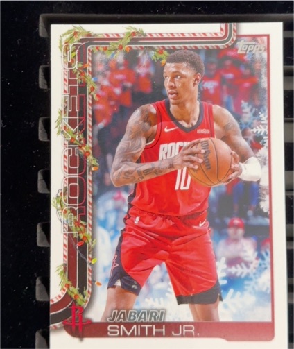2025-26 Topps Holiday #H142 Jabari Smith Jr. — front