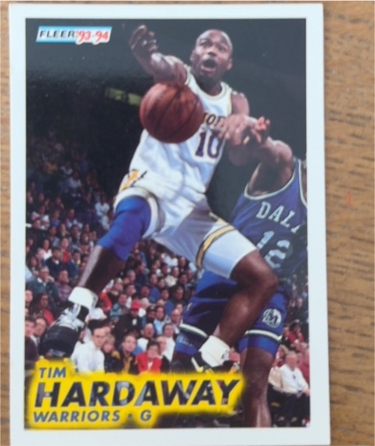 1993-94 Fleer #67 Tim Hardaway Golden State Warriors — front