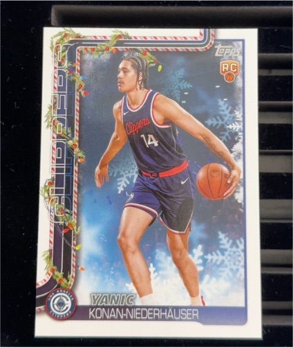 2025-26 Topps Holiday #H190 Yanic Konan-Niederhauser — front