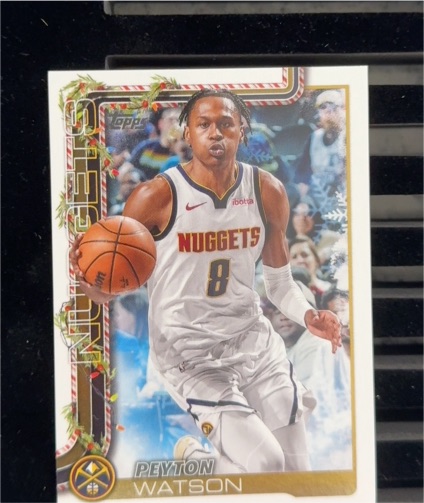 2025-26 Topps Holiday #H83 Peyton Watson — front