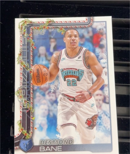 2025 Topps Holiday #H149 Desmond Bane — front