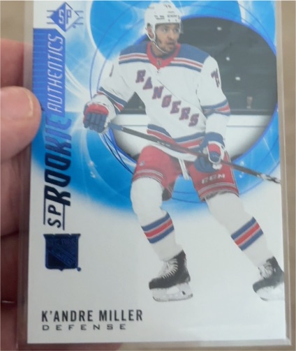 2020-21 Upper Deck SP Rookie Authentics Blue #130 K'Andre Miller — front
