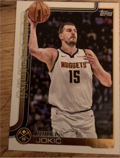 2025-26 Topps Season Tip-Off #101 Nikola Jokic — front