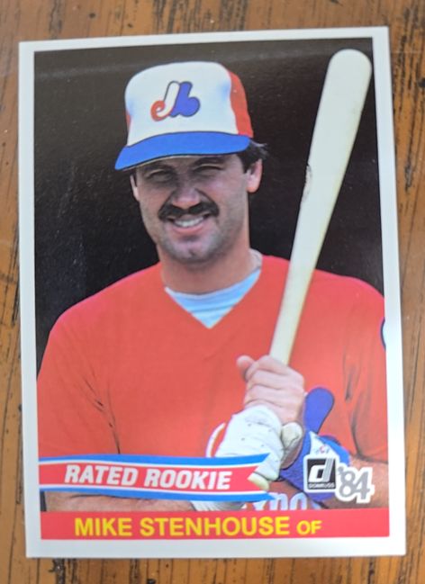 1984 Donruss #29 Mike Stenhouse — front
