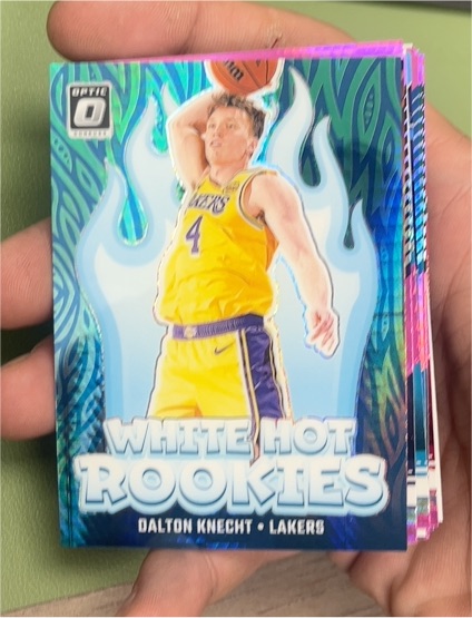 2024-25 Panini Donruss Optic #9 Dalton Knecht White Hot Rookies — front