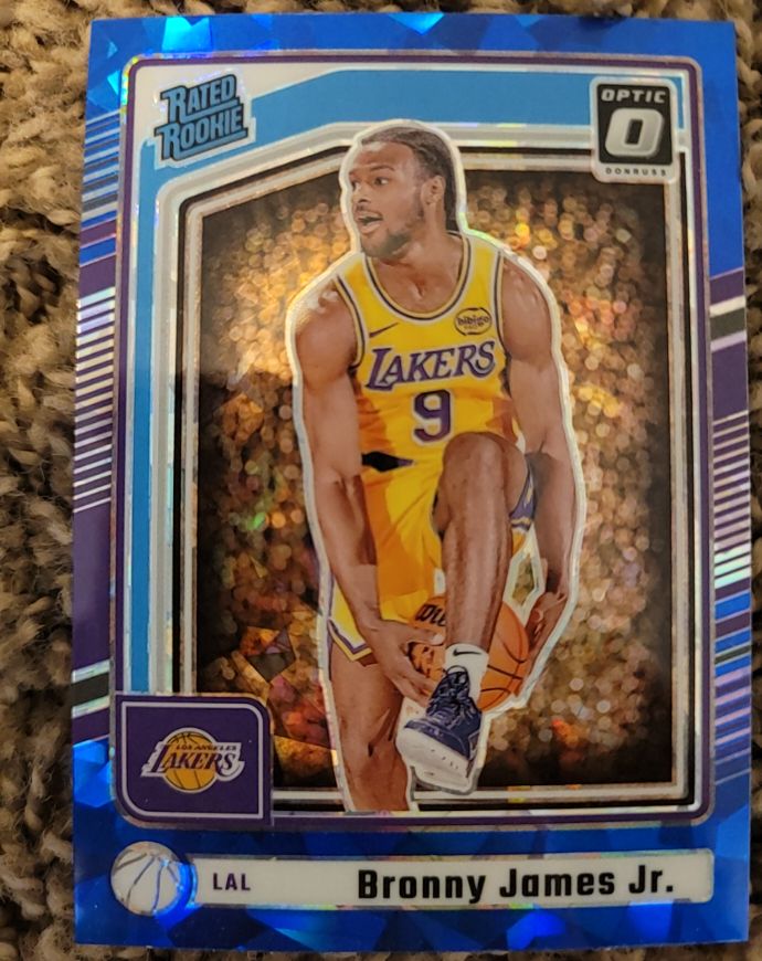 2024-25 Panini Donruss Optic #282 Bronny James Jr. — front