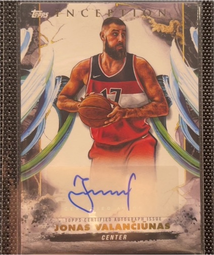 2024-25 Topps Inception Jonas Valanciunas Auto — front
