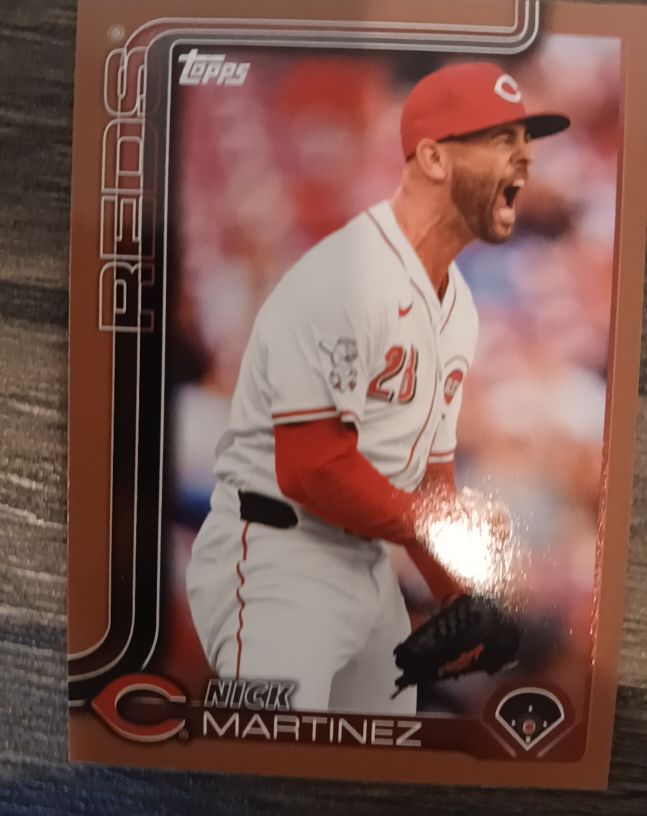 2025 Topps Series 2 #696 Nick Martinez — front