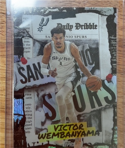 2025-26 Topps Daily Dribble #DD-11 Victor Wembanyama — front