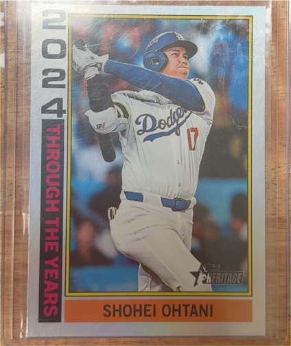 2025 Topps Heritage #TTY-25 Shohei Ohtani Through the Years Dodgers — front