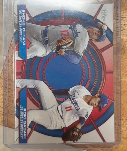2025 Topps Series 2 #DD-15 Shohei Ohtani, Roki Sasaki — front